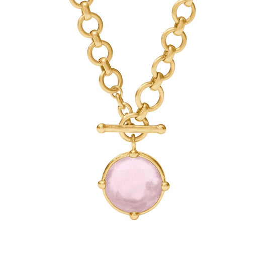 Julie Vos Honeybee Demi Necklace-Iridescent Rose-OS