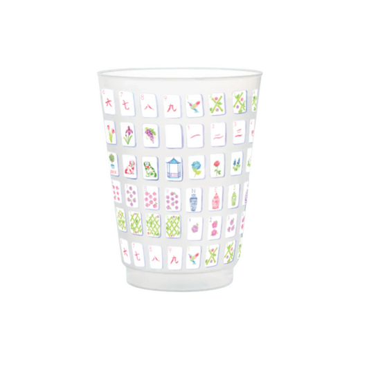 Mahjong Frosted Cups