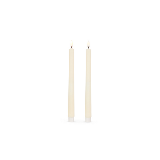 11" Ivory Taper Candles