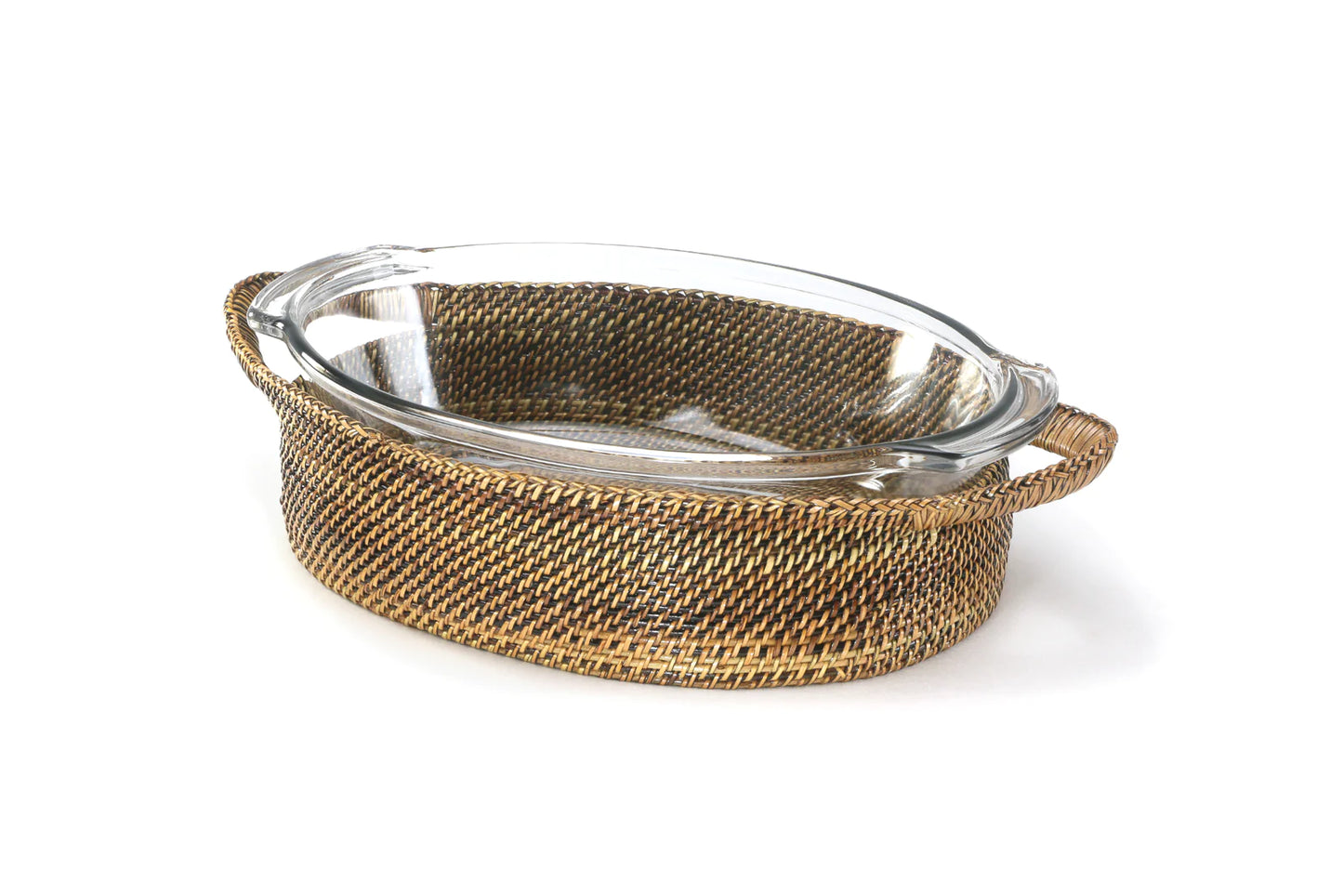 Oval Roaster Basket with Anchor Baking Roaster