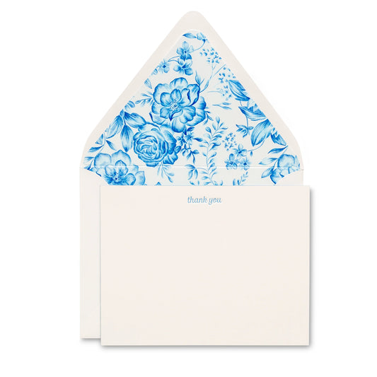 Blue Thank You Notecards