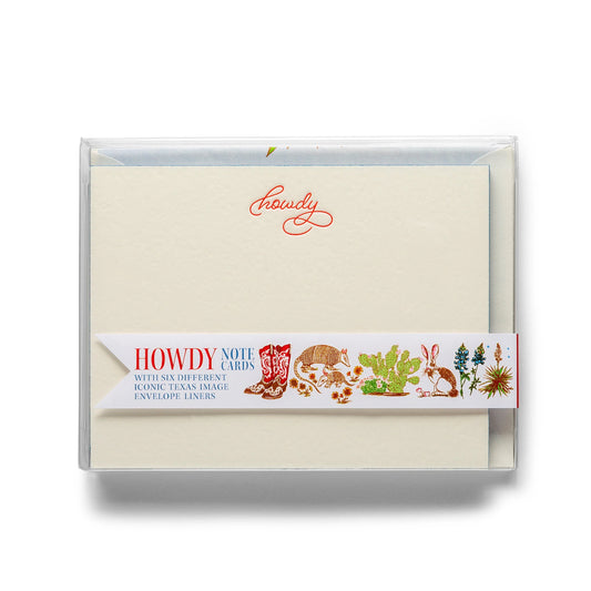 Fancy Pants Howdy Notecards