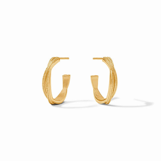 Cheval Twist Hoop - Gold - S