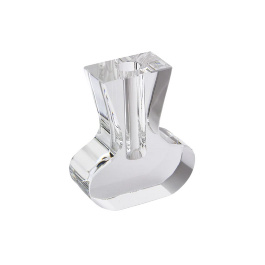 Tizo Design Crystal Glass Urn Vase - Wide