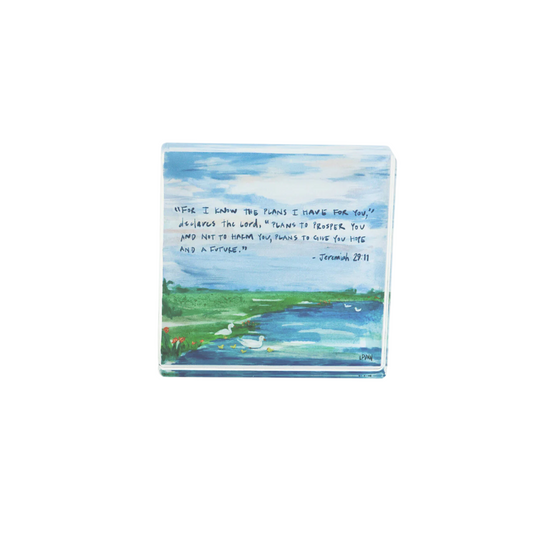 Lauren Dunn Jeremiah 29:11 Acrylic Scripture Block