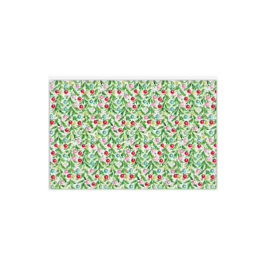 Garland and Colorful Ornaments Placemats