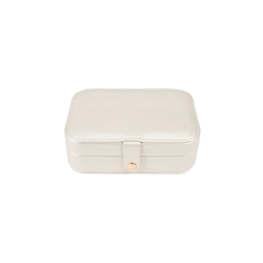 Leah Travel Jewelry Organizer (Pearl White)