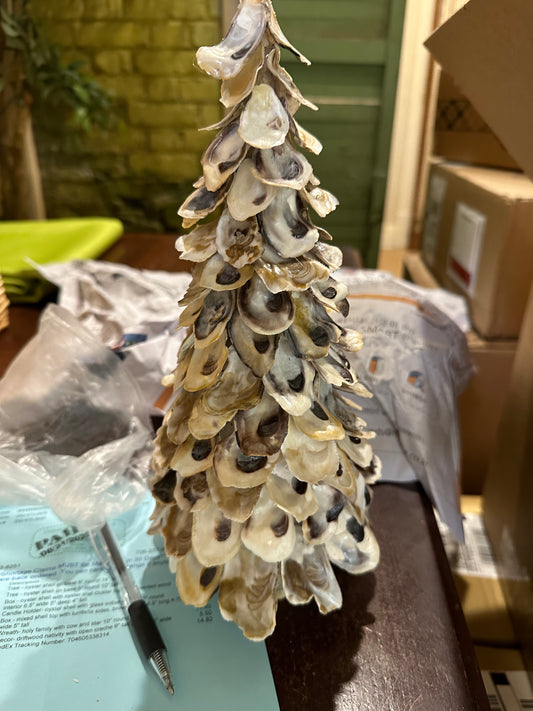 Oyster Shell Tree 10"