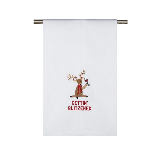 Gettin' Blitzened Kitchen Towel