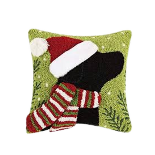 3D Christmas Lab Hook Pillow