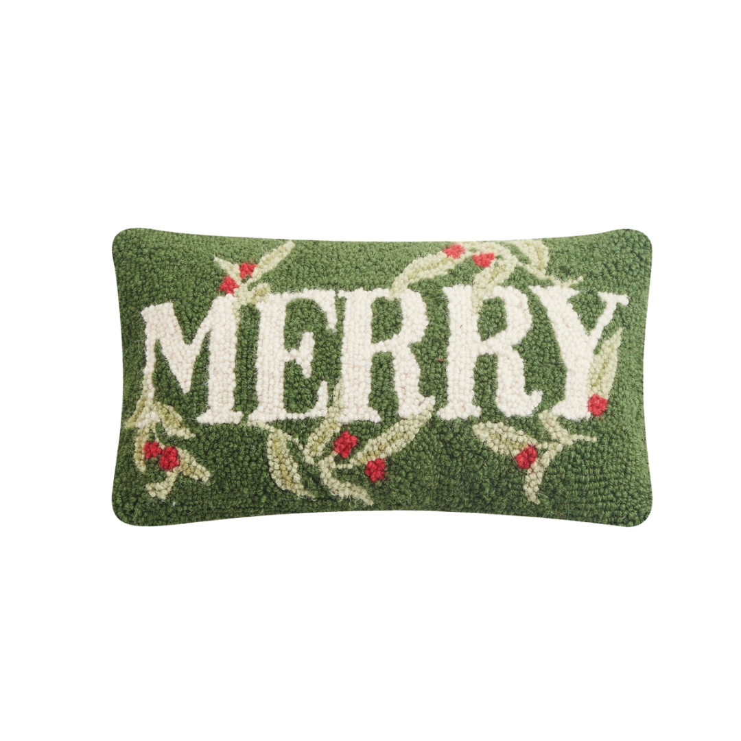 Holiday Merry Hook Pillow