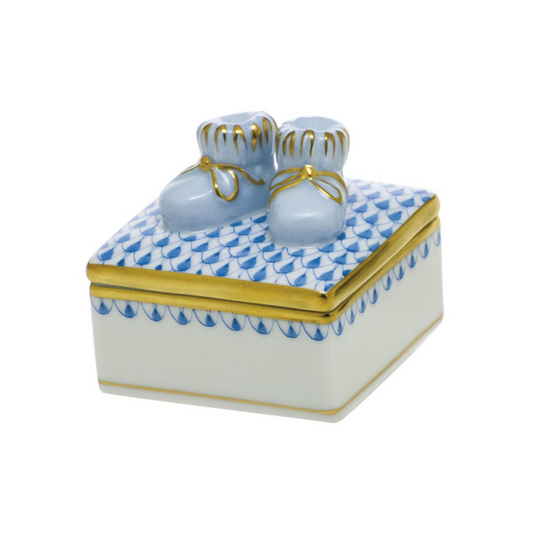 Baby Bootie Box- Blue