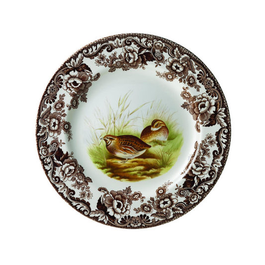 Woodland Salad Plate 8" Quail