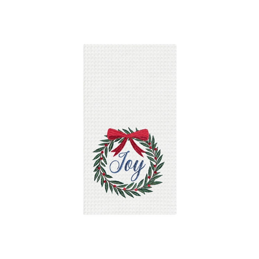 Joy Wreath Kitchen Towel