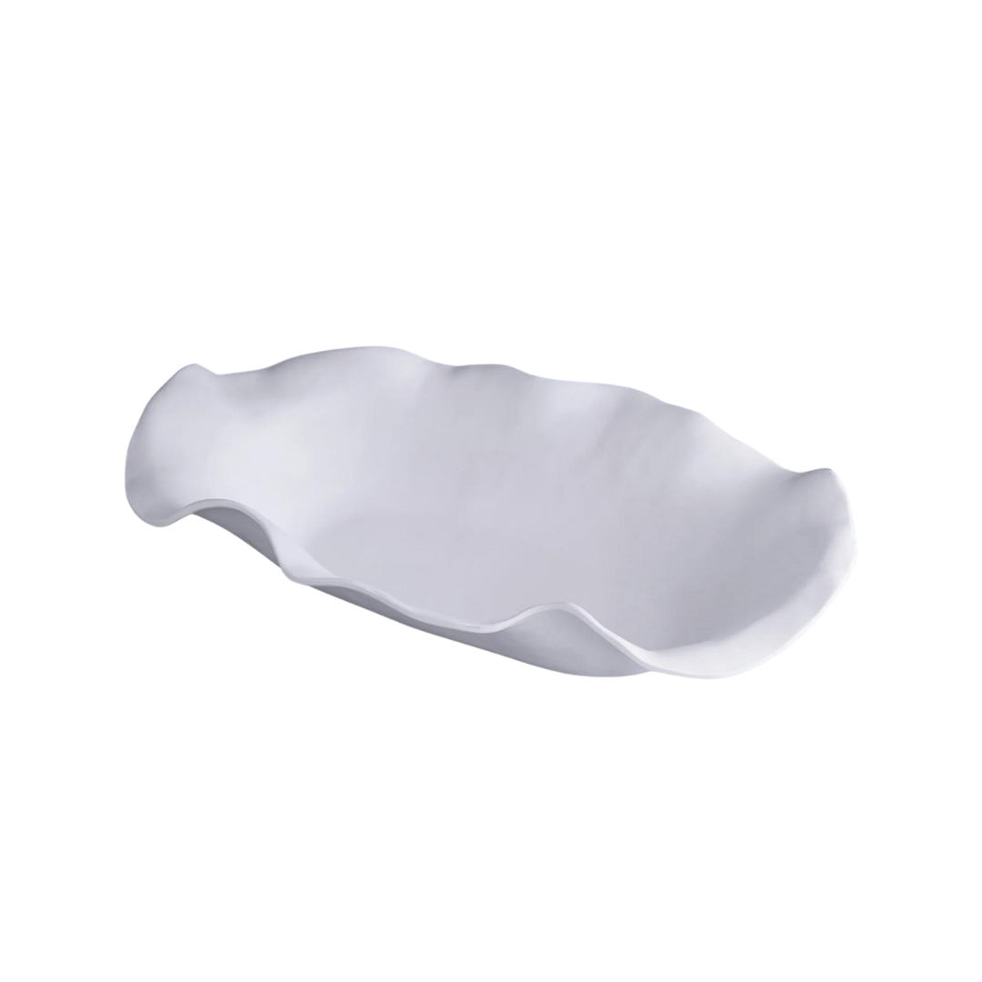 VIDA Nube Extra Lg Oval Centerpiece (White)