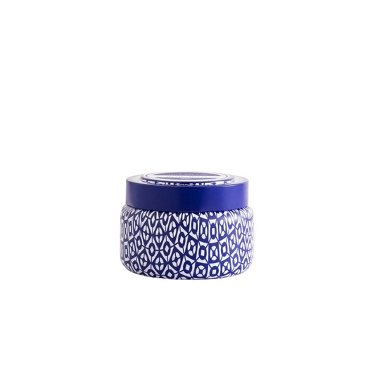 Capri Blue  Volcano Signature Printed Travel Tin Candle