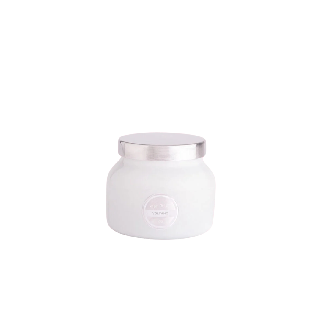 Volcano White Petite Jar, 8 oz