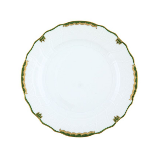 Princess Victoria Dark Green Dinner Plate