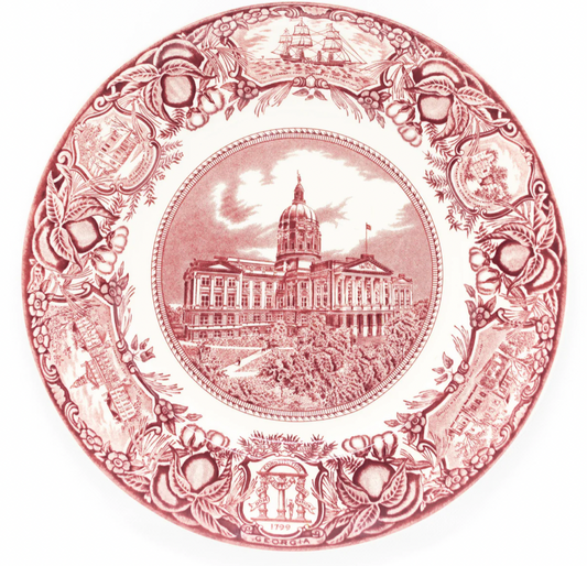 Atlanta Capitol- Pink GA Plate #10