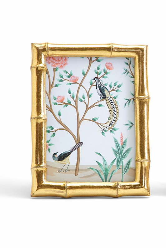 Gold Faux Bamboo 5x7" Frame