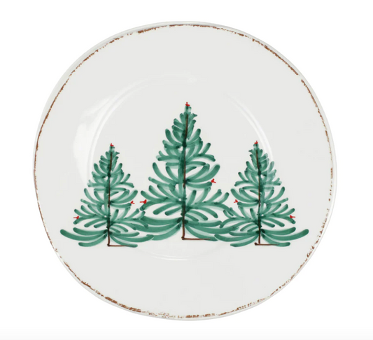 Vietri Melamine Lastra Holiday Dinner Plate