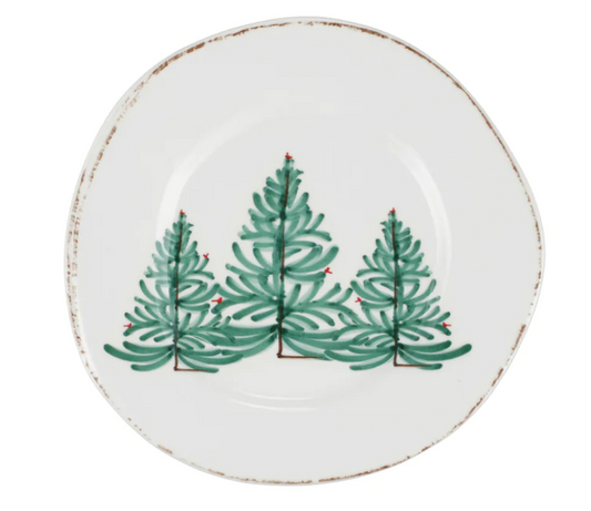 Vietri Melamine Lastra Holiday Salad Plate