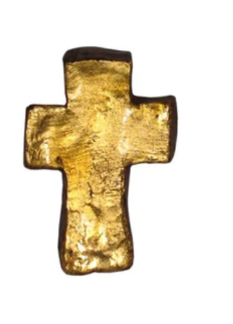 Small Gold Cross- 4"