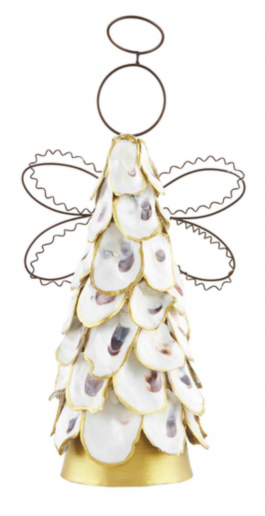 Lg Oyster Wire Angel Sitters