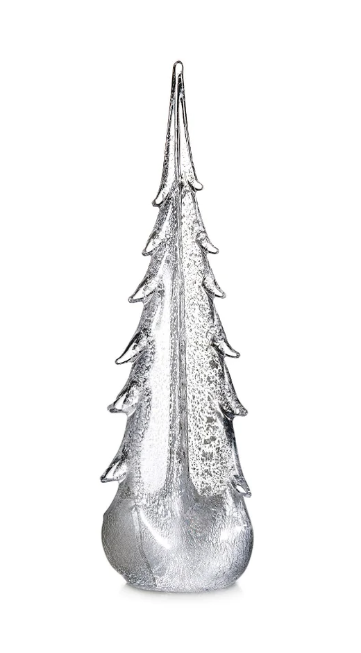 Silver Leaf Evergreen in Gift Box - 14"