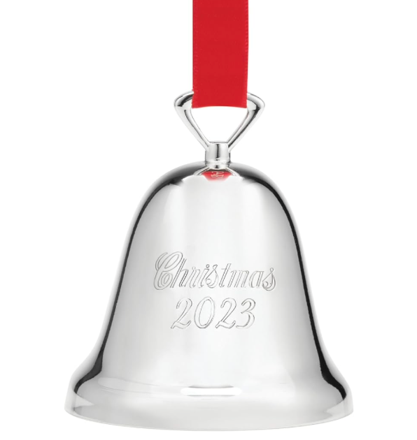 2023 Christmas Bell Silverplate Ornament