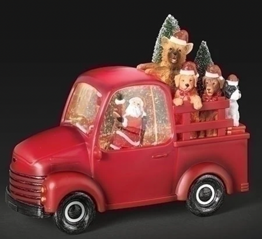 Lighted Swirl Truck Dogs in Back