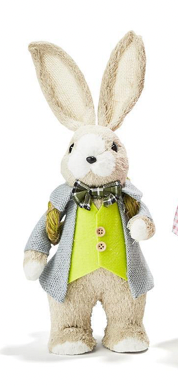 Small Gray Hand Crafted Easter Bunny