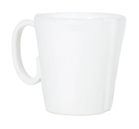 Vietri Lastra White Mug