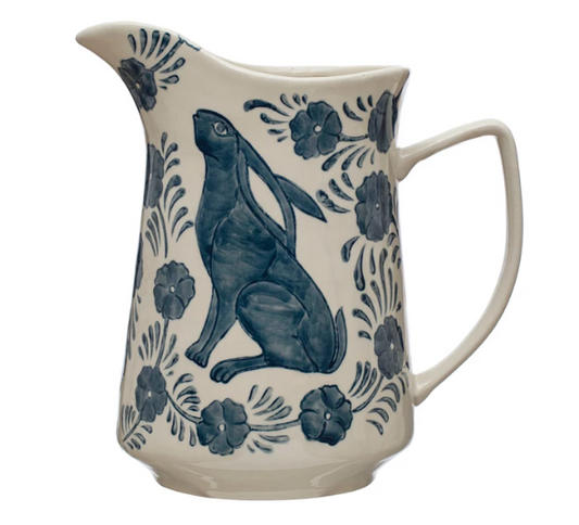 3 Quart Stoneware Pitcher