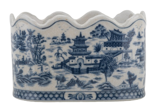 Blue Willow Planter