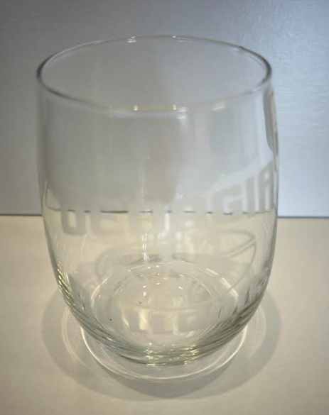 GA Bulldogs Stemless Wine Glass