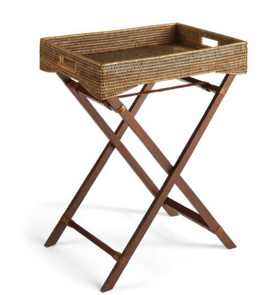 Burma Rattan Butler Tray Table