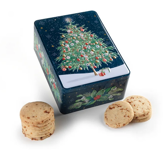 Christmas Tree Rectangle Tin