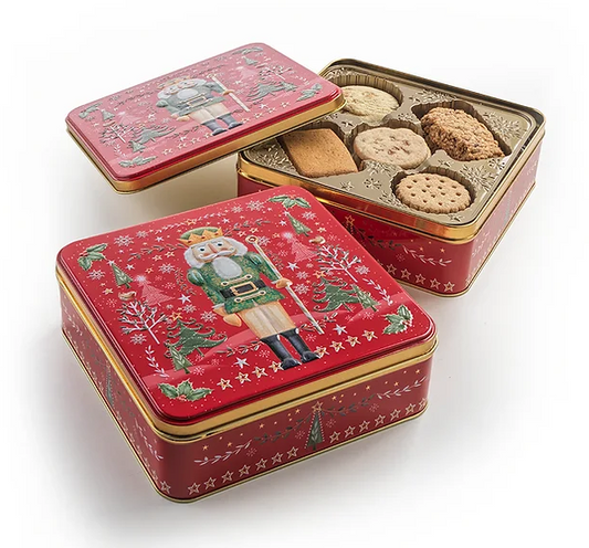 Nutcracker Square Tin