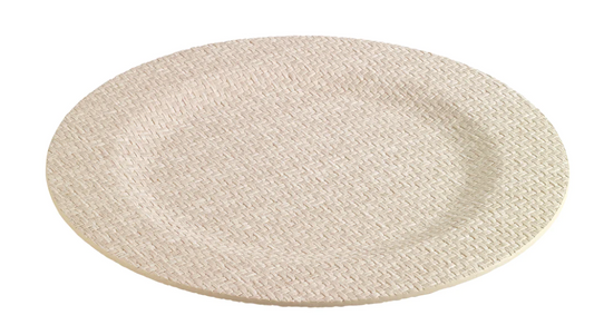 Wicker Cream Charger Plate