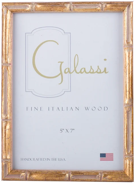 Galassi 4x6 Gold Bamboo Frame