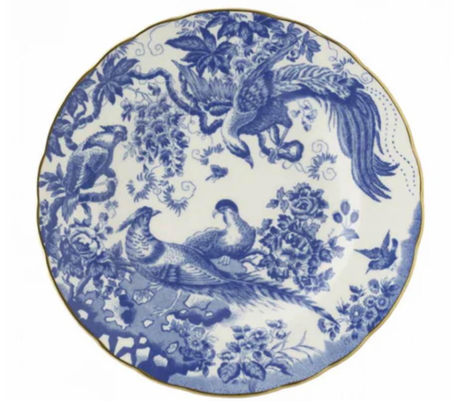 Blue Aves Salad Plate