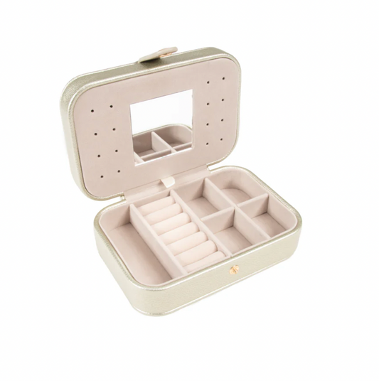 Leah Travel Jewelry Organizer - Gold