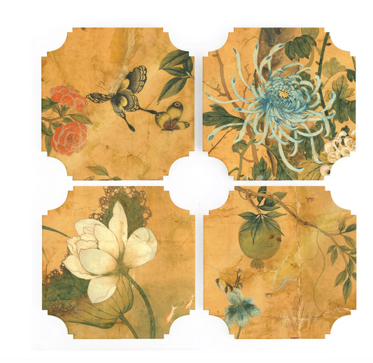 Coasters | Asian, set of four