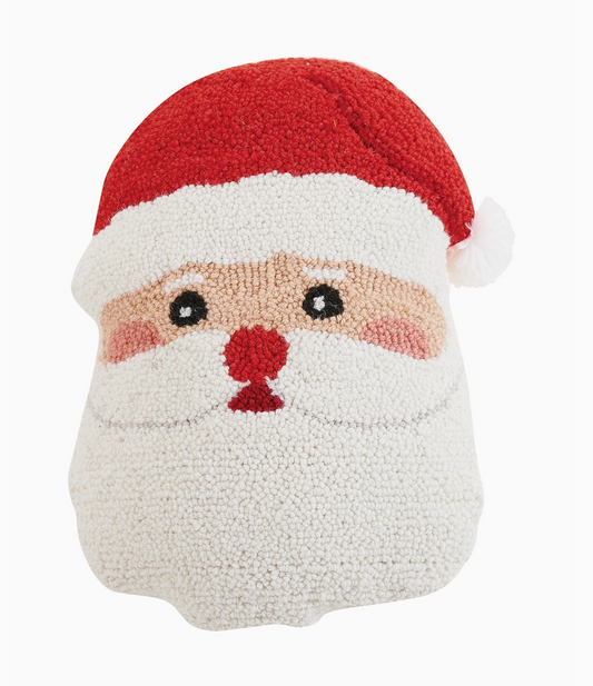 Shaped Santa Face Hook Pillow