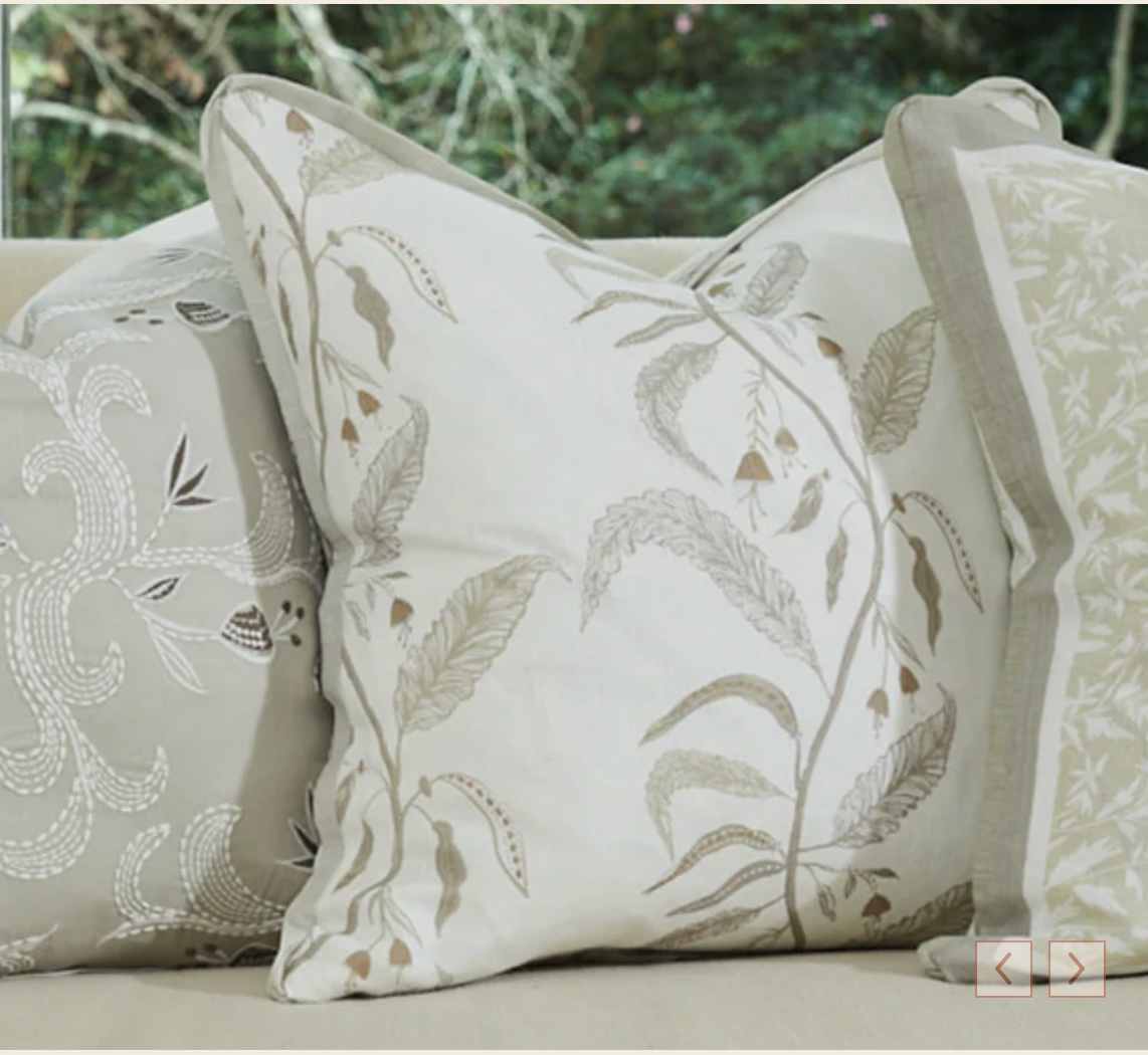 Tuileries Natural Pillow