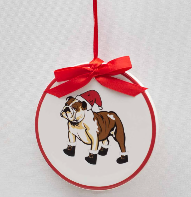 St. Nick Bulldog Ornament