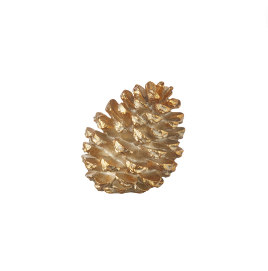 11" Gold Pinecone