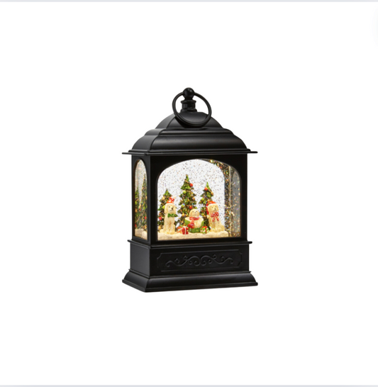 8.5" Celebrate the Season Pup Lighted Water Lantern