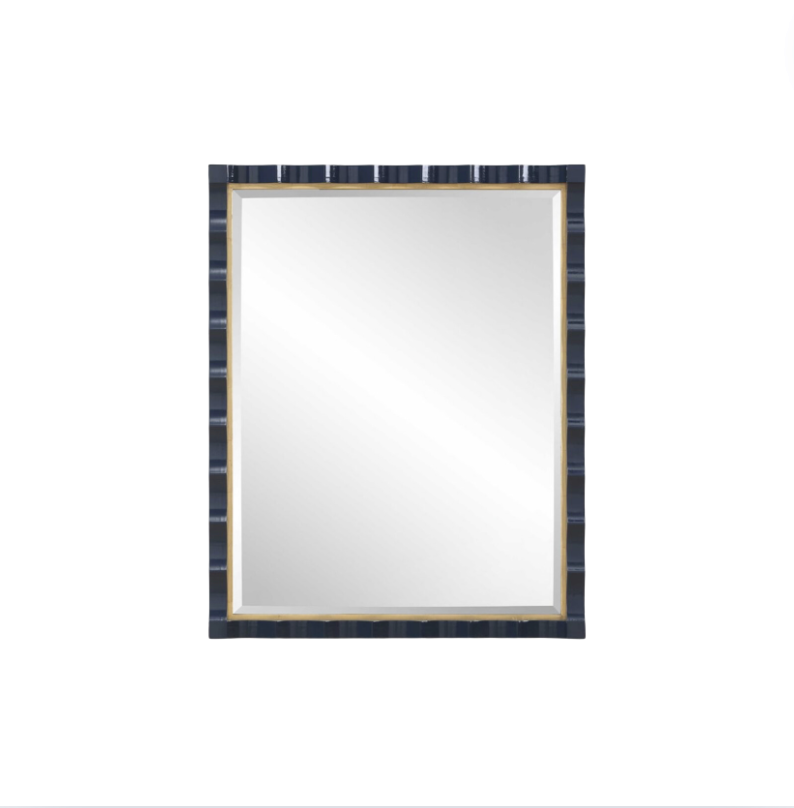 Navy Gulf Mirror